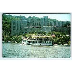 Vintage Chrome Postcard Hudson Highlands Cruises M/V Commander West Point NY
